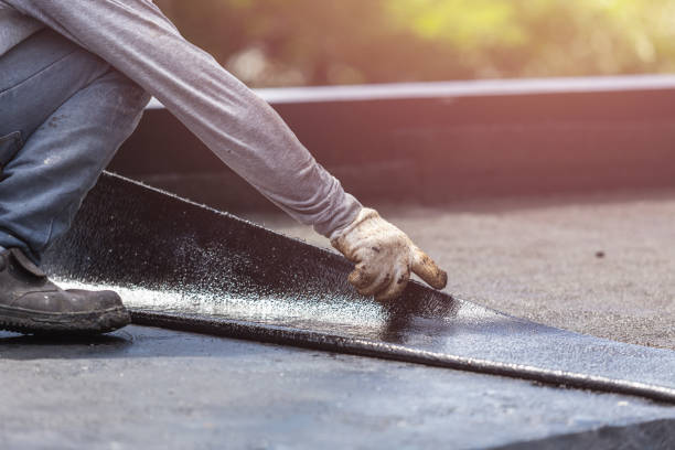 Professional Emergency Waterproofing technician working in Kennard, IN